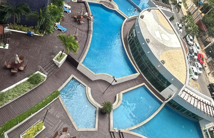 7 piscinas + sauna
